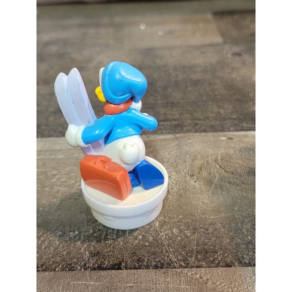 Donald Duck Nestle skiing snow Xmas toy figure - Picture 4 of 6
